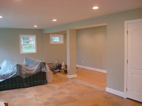Basement After Painting