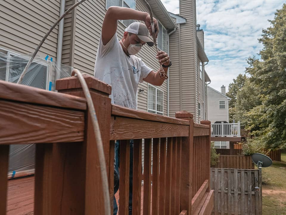 Painting a Deck